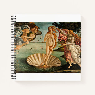 Sandro Botticelli - de geboorte van Venus Notitieboek