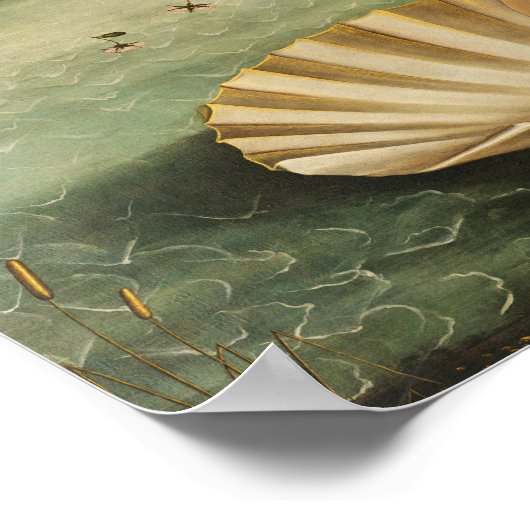 Sandro Botticelli - De geboorte van Venus Poster (Hoek)