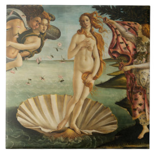 Sandro Botticelli - De geboorte van Venus Tegeltje