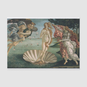 Sandro Botticelli De geboorte van Venus Tissuepapier