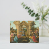 Sandro Botticelli - De verrijking van de Magi Briefkaart (Staand voorkant)
