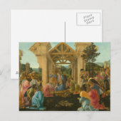 Sandro Botticelli - De verrijking van de Magi Briefkaart (Voorkant / Achterkant)
