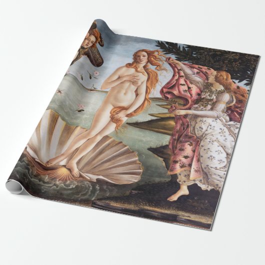Sandro Botticelli - geboorte van Venus Cadeaupapier (Uitgerold)
