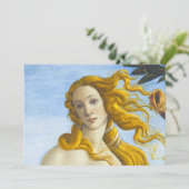 Sandro Botticelli - geboorte van Venus Close-up Bedankkaart (Staand voorkant)
