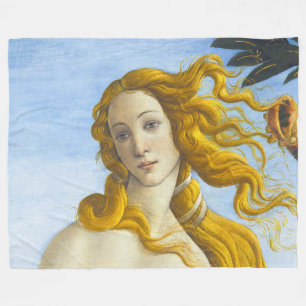 Sandro Botticelli - geboorte van Venus Close-up Fleece Deken