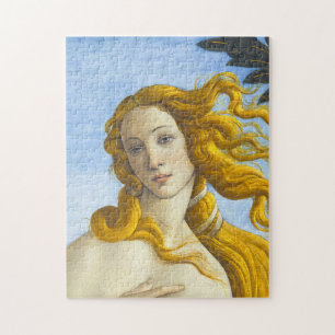 Sandro Botticelli - geboorte van Venus Close-up Legpuzzel