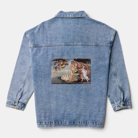 Sandro Botticelli - geboorte van Venus Denim Jacket (Achterkant)