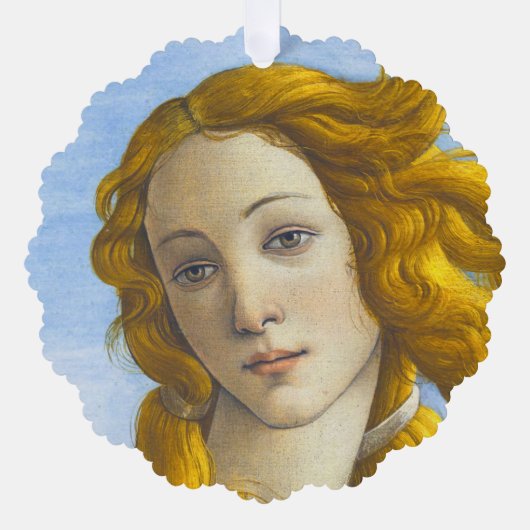 Sandro Botticelli - geboorte van Venus Detail Ornament Kaart (Voorkant)