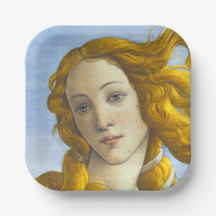 Sandro Botticelli - geboorte van Venus Detail Papieren Bordje