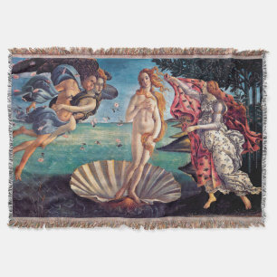 Sandro Botticelli - geboorte van Venus - fijne kun Deken