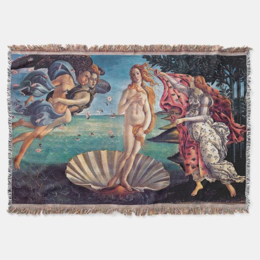Sandro Botticelli - geboorte van Venus - fijne kun Deken (Voorkant)