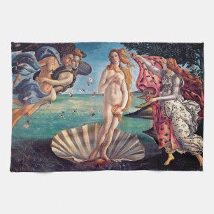 Sandro Botticelli - Geboorte van Venus - Fijne Kun Theedoek