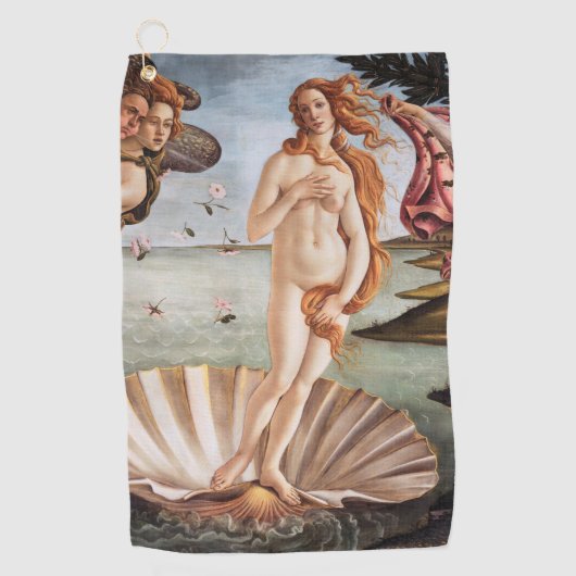Sandro Botticelli - geboorte van Venus Golfhanddoek (Voorkant)