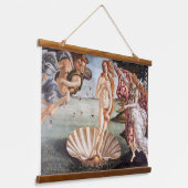 Sandro Botticelli - geboorte van Venus Hangend Wandkleed (Gebogen)
