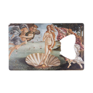 Sandro Botticelli - geboorte van Venus Kredietkaart Flessenopener