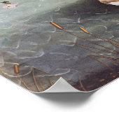 Sandro Botticelli - geboorte van Venus Poster (Hoek)