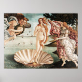 Sandro Botticelli Geboorte van Venus Renaissance K Poster (Voorkant)