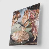 Sandro Botticelli - geboorte van Venus Vierkante Klok (Hoek)