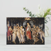 Sandro Botticelli - La Primavera Bedankkaart (Staand voorkant)