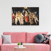 Sandro Botticelli - La Primavera Canvas Afdruk (Insitu (Woonkamer))