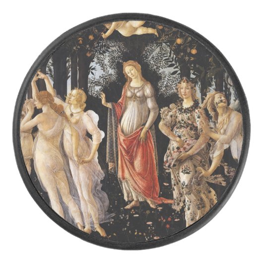 Sandro Botticelli - La Primavera Hockey Puck (Voorkant)