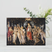 Sandro Botticelli - La Primavera Kaart (Staand voorkant)