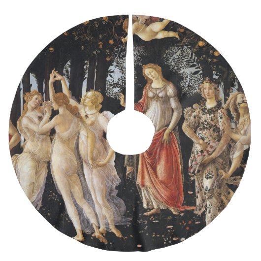 Sandro Botticelli - La Primavera Kerstboom Rok (Voorkant)