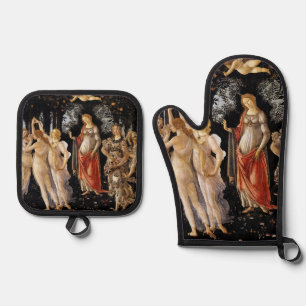 Sandro Botticelli - La Primavera Ovenwant & Pannenlap Set