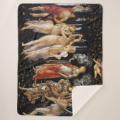 Sandro Botticelli - La Primavera Sherpa Deken (Voorkant)