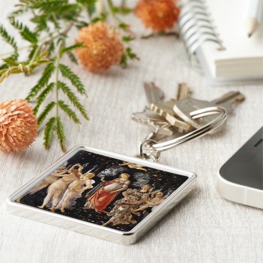 Sandro Botticelli - La Primavera Sleutelhanger (Zijkant)