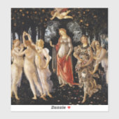 Sandro Botticelli - La Primavera Sticker (Vel)