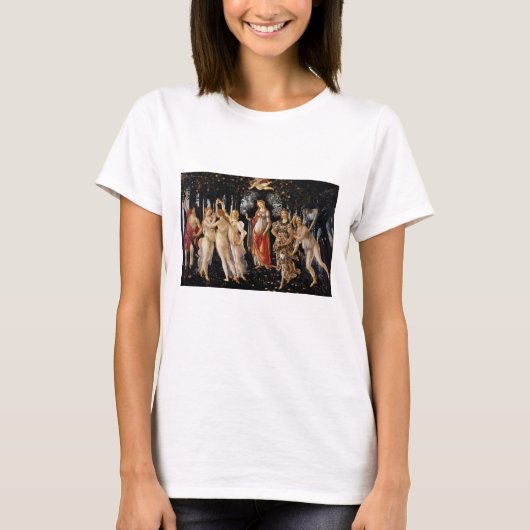 Sandro Botticelli - La Primavera T-shirt (Voorkant)