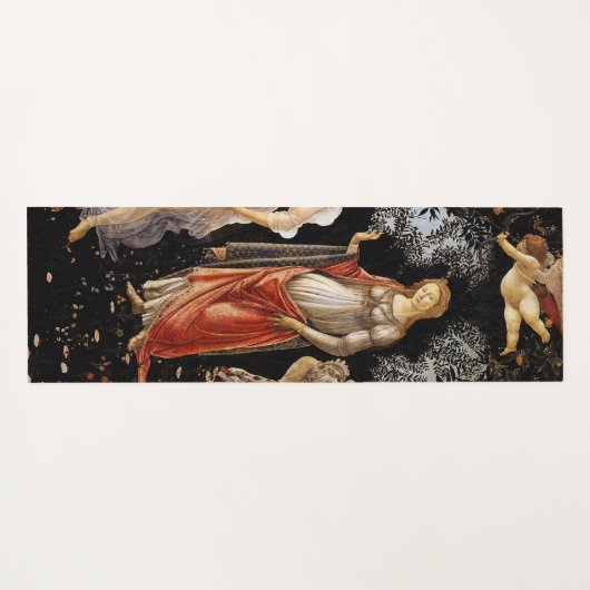 Sandro Botticelli - La Primavera Yogamat (Achterkant (horizontaal))