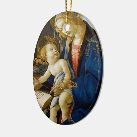 Sandro Botticelli - Maagd en kind Keramisch Ornament (Links)