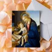 Sandro Botticelli Madonna van het Boek Kind Jezus Briefkaart