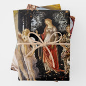 Sandro Botticelli - Meesterwerken Selectie Inpakpapier Vel (In situ)
