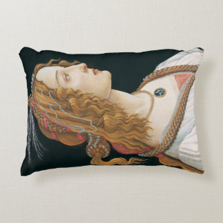 Sandro Botticelli - Portret van een jonge vrouw Accent Kussen
