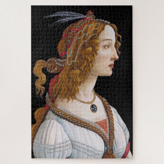 Sandro Botticelli - Portret van Simonetta Vespucci Legpuzzel (Verticaal)