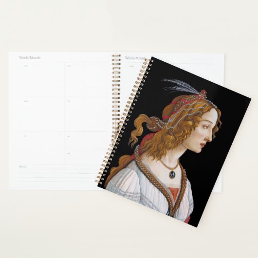Sandro Botticelli - Portret van Simonetta Vespucci Planner (Display)