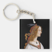 Sandro Botticelli - Portret van Simonetta Vespucci Sleutelhanger (Voorkant)