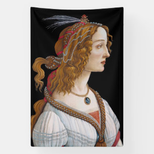Sandro Botticelli - Portret van Simonetta Vespucci Spandoek