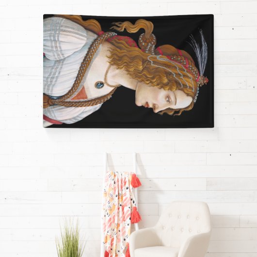 Sandro Botticelli - Portret van Simonetta Vespucci Spandoek (Insitu)