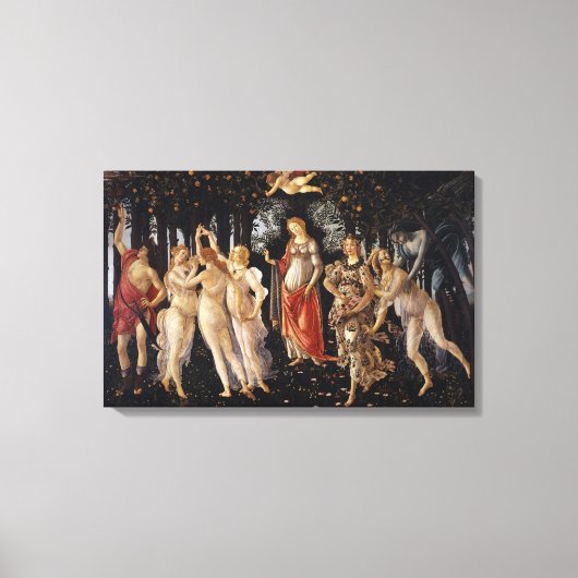 Sandro Botticelli – Primavera Canvas Afdruk (Voorkant)