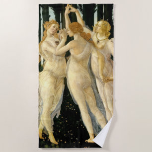 Sandro Botticelli "Primavera - Drie Gratiën" Strandlaken