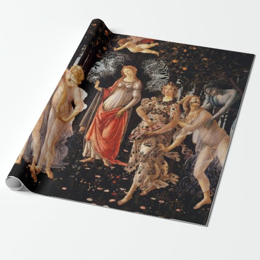 Sandro Botticelli Primavera Fine Art Cadeaupapier (Uitgerold)