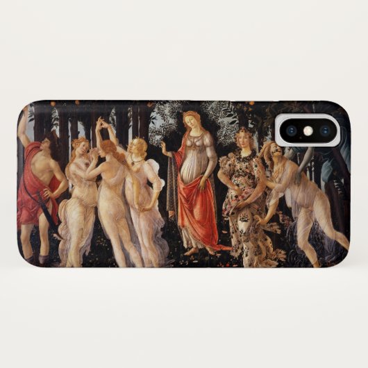 Sandro Botticelli Primavera Fine Art Case-Mate iPhone Case (Achterkant (horizontaal))
