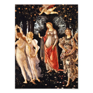 Sandro Botticelli - Primavera , Spring Foto Afdruk