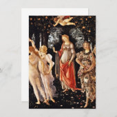 Sandro Botticelli - Primavera , Spring Kaart (Voorkant / Achterkant)