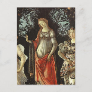 Sandro Botticelli - Spring-Venus & Flora Fine Art Briefkaart