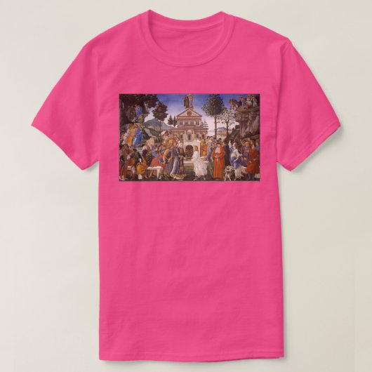 Sandro Botticelli Temptations of Christ Botticelli T-shirt (Design voorkant)
